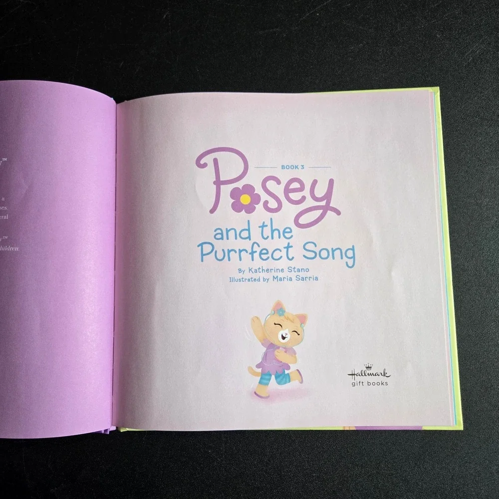 Hallmark Posey and the Purrfect Song Interactive Storybook Hardcover Book 3